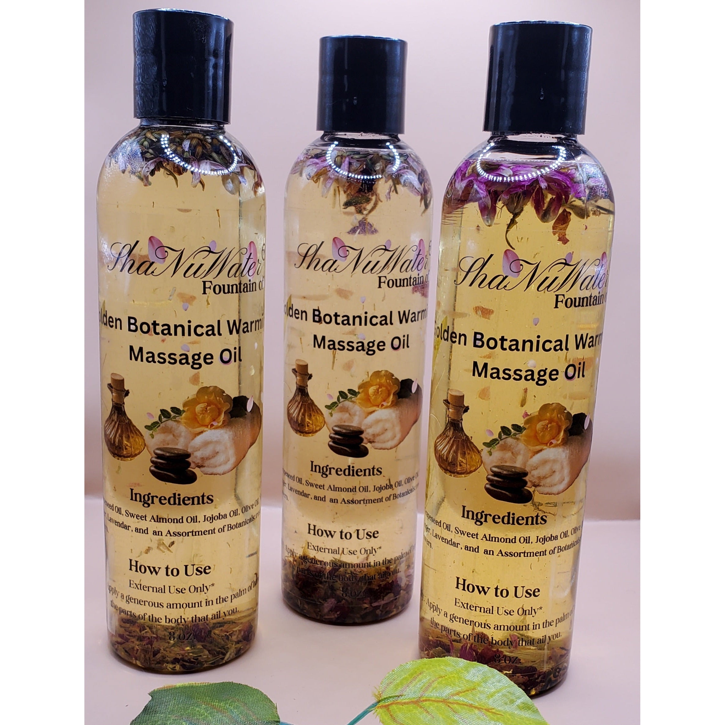 Golden Botanical Massage Oil